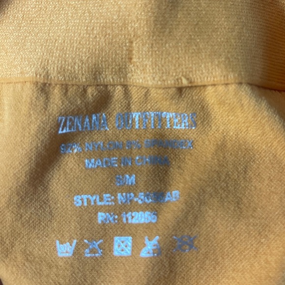 Ruched mustard yellow legging s/m - Picture 2 of 5